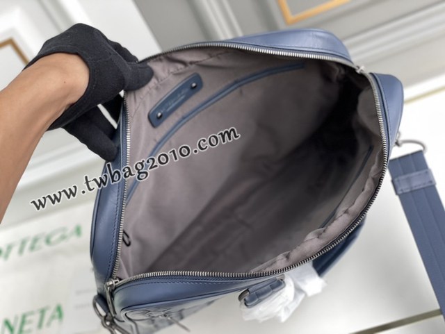 Bottega veneta高端男包 98028 寶緹嘉手工編織原廠進口胎牛皮男士手袋 BV經典款男士手提公事包  gxz1370